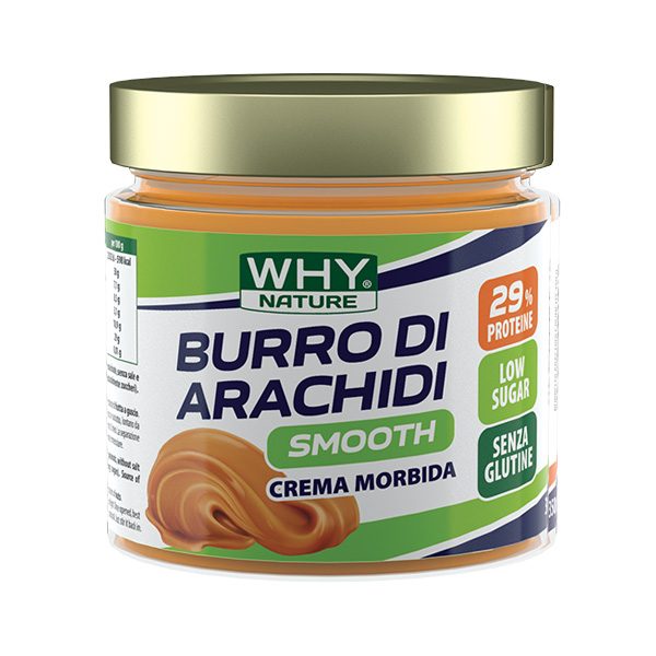 Burro di arachidi Smooth Why Nature 350g